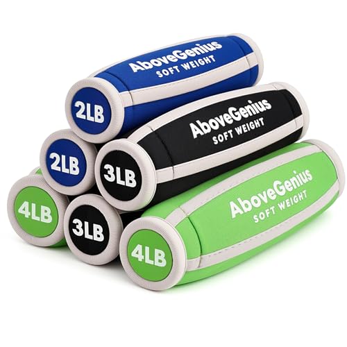Image of AboveGenius Soft Hand Weights Set, 12 /18 lb Walking Dumbbells (1 /2 /3 /4lb)