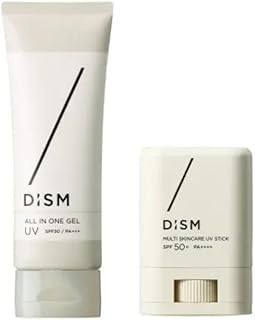 DISM ディズム オールインワンジェル UV＋マルチスキンケアUVスティックセット 日焼け止め メンズ 男性用 UV保湿ジェル