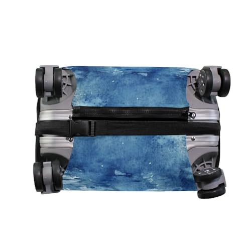 Joisal Swan Couple Blue Suitcase Cover Fit 18-32 Inch Suitcase Identifiers4