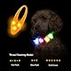 LaRoo Sicherheits LED Leuchtband für Hunde Katzen,LED Licht Blinklicht mit Klettverschluss, Einfach an Halsband Leine und Geschirr zu Befestigen