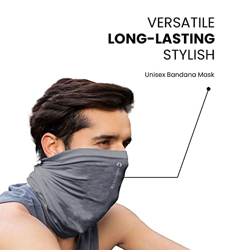 FREECULTR Unisex Plain Bamboo Bandana Anti Microbial Multipurpose Headband Cloth Face Mask for Dust and Sun Protection - Image 4