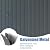 Domi Backyard Storage Shed 11’ x 12.5’ with Galvanized Steel Frame & Windows, Outdoor Garden Shed Metal Utility Tool Storage Room with Lockable Door for Patio(Dark Gray)
