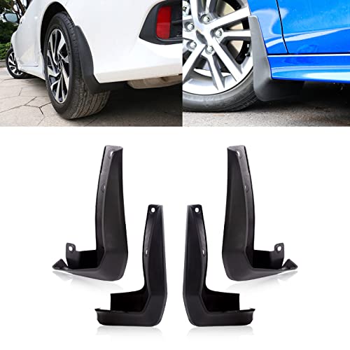 Xotic Tech Mud Flap Set for Honda Civic 10th Gen 2016-2021