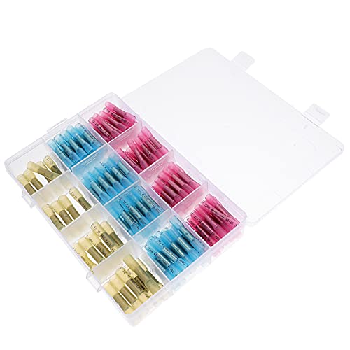Connecteurs thermorétractables auto marine kit 200 pièces Anneome