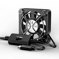 ELUTENG – ELUTENG 40mm USB C Lüfter 5V Klein Mini mit L/M/H 3 Einstell
