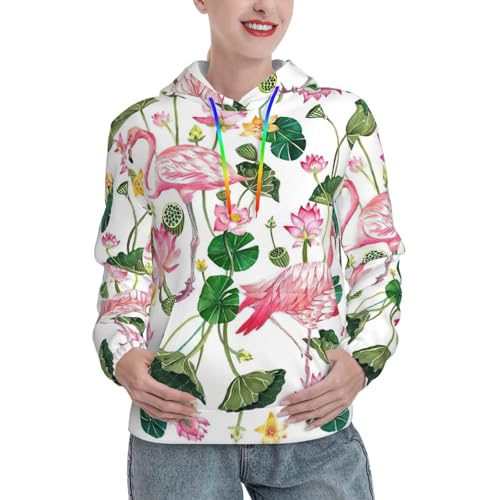 Sweat à capuche flamant rose : le cadeau d'automne idéal pour femme