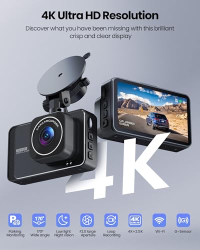 Dellfy Dash Cam, Dashcam Front And Rear Cameras thumb #3