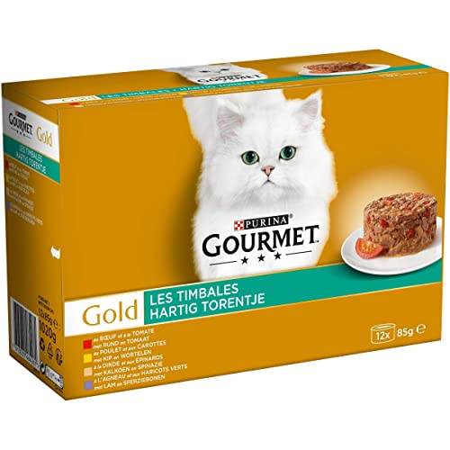 Produktbild von Gourmet Gold Raffiniertes Ragout Nassfutter für Katzen - 96 x 85 g