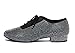 Mens Professional Dance Shoes Fashion Rhinestones Suede Soft Sole Lace-Up Ballroom Dance Shoes Latin Salsa Tango Dancing Shoes for Men(Black,8.5)