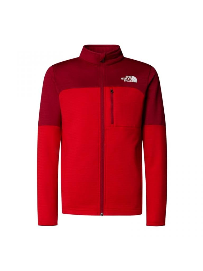 The North Face Dzieci Hike Midlayer Full Zip Kurtka High Risk Red/Garnet Re 128