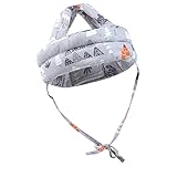 Taille réglable : Le casque bébé dispose de deux sangles réglables pour ajuster l'étanchéité à la tête de bébé et empêcher le bonnet de glisser. La circonférence du bonnet est d'environ 70 cm, convient aux bébés ou aux tout-petits âgés de 5 à 24 mois.