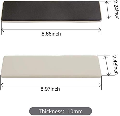 Miniatura 2 de Ezprotekt 4 unidades rectangulares reutilizables para moverse de muebles, deslizadores rectangulares de 9 x 2.5 pulgadas, almohadillas deslizantes