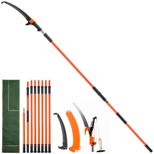 VEVOR Ébrancheur extensible 7.3-27 pi, lame acier affûtée