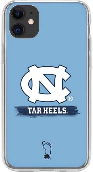Skinit Clear Phone Case Compatible with iPhone 11 - Officially Licensed University of North Carolina UNC Tar Heels Design