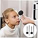 HEALLILY 2sets Handheld Eye Occluder Tool Plastic Eye Test Shield for Vision Assessment Optometry Equipment for All Ages Compact Design