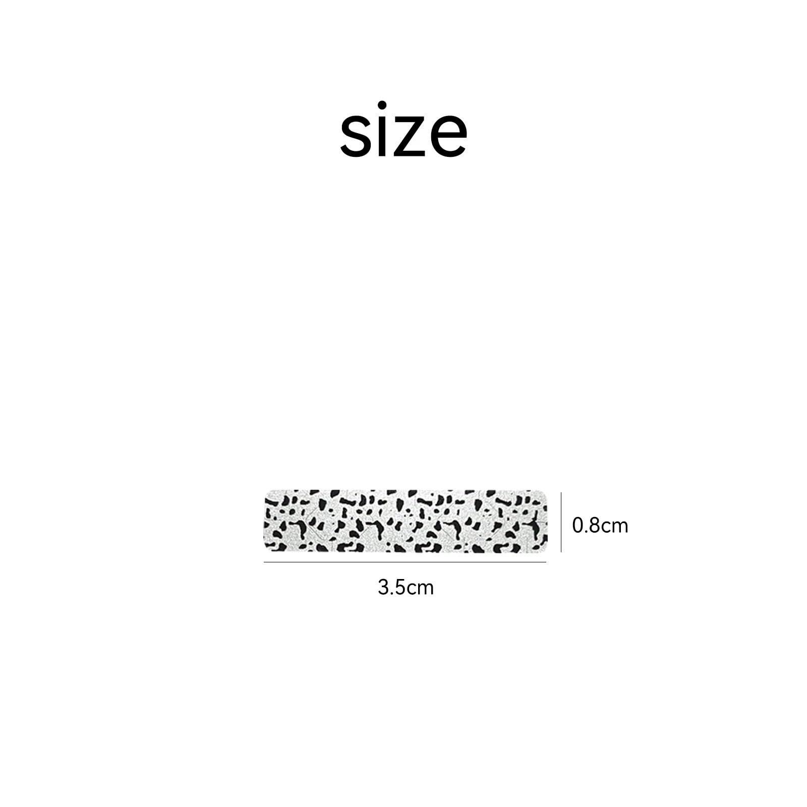 Naklejki zdrapkowe 3000 szt. Kształt 8 * 35 mm Srebrne naklejki zdrapkowe do gier karcianych dla majsterkowiczów