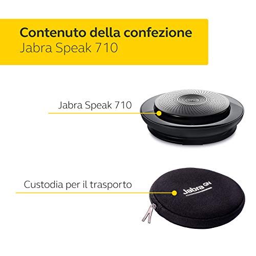 Jabra Speak 710 MS vivavoce Universale Nero