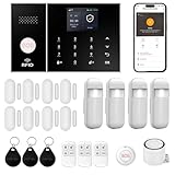 XUK Smart Home Security System,4G/GSM &WiFi Wireless Alarm Kit with Door/Window...