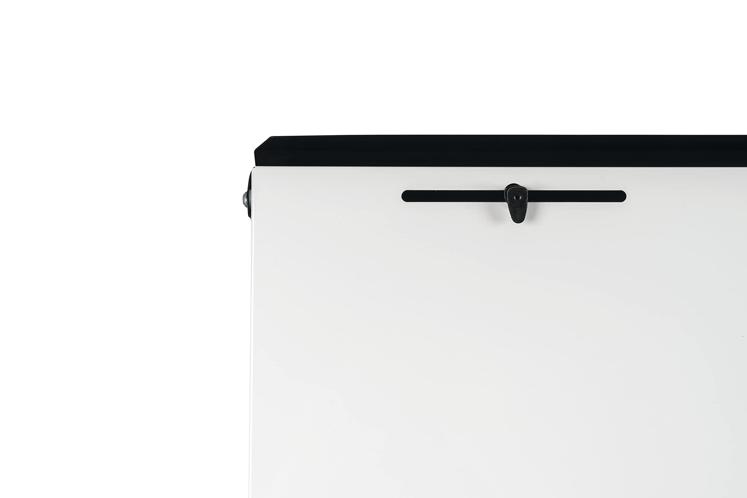 Bi-Office Portablocco Portatile, Cavalletto Mobile Senza Cornice Nero, Superficie Magnetico, Dimensioni Panello Euro 700 x 1000 mm