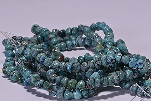 Pépites turquoise du Nevada LKBEADS pour réparer et créer des colliers