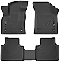 Husky Liners Weatherbeater Series | Front & 2nd Seat Floor Liners - Black | 95661 | Fits 2018-2022 Volkswagen Atlas 3 Pcs