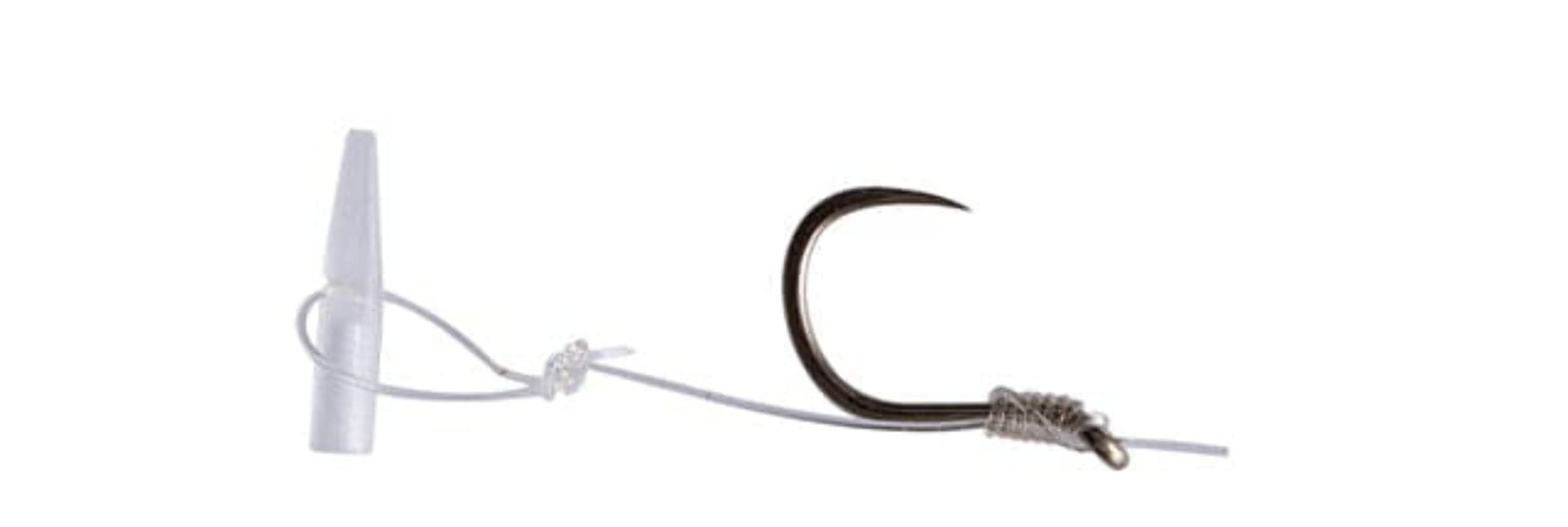 Drennan Hooks to Nylon Plate Length 6 inch Power Pushstop Size 14