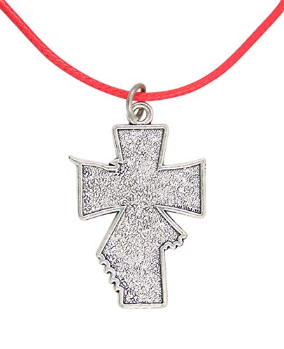 Holy Spirit Dove and Cross Pendant Necklace, 24 Inch2