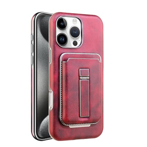 Custodia Per IPhone Pro Max Protettiva Pelle Cover Carte Credito Cellulare CustodiaPink16