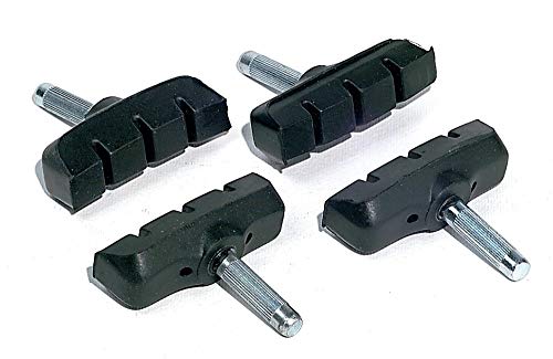 Pattini Freni Bici Per Mtb E City Bike V-Brake Quattro Pezzi 50Mm