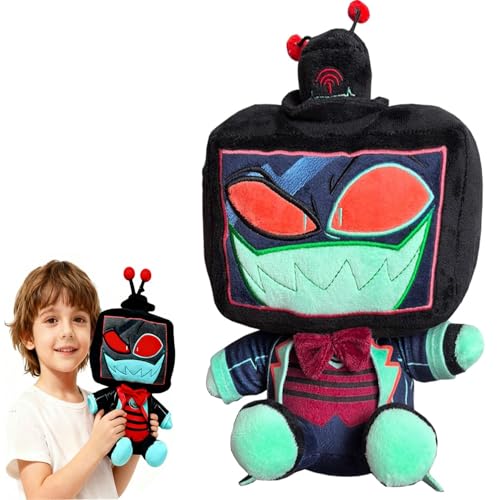 TaiXinYuly Hazbin Hotel Peluche, 25cm Peluche Coleccionable de Hazbin Hotel, Hazbin Hotel Plush Doll, Hazbins Hotel Personaje Felpa Figura,Muñecos de Almohada for niños y Adultos，Coleccionistas,