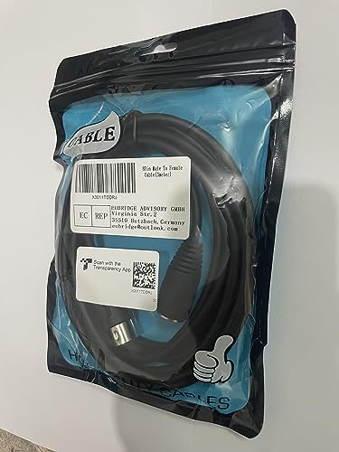 Tomost 8 pin DIN cavo di prolunga MIDI maschio a