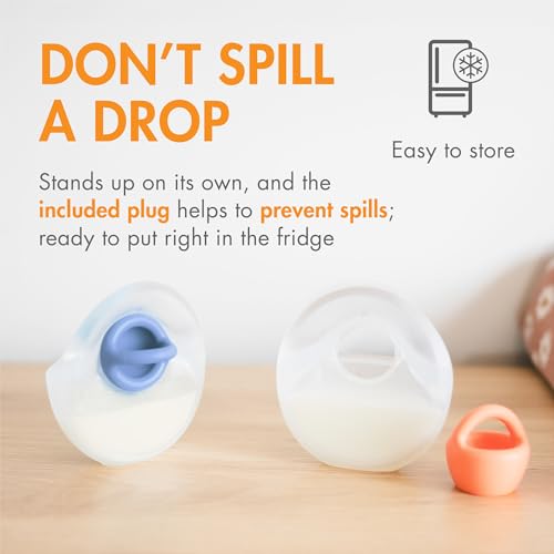 image for Boon Trove Silicone Manual Breast Pump Set - Hands Free Breast Milk Co