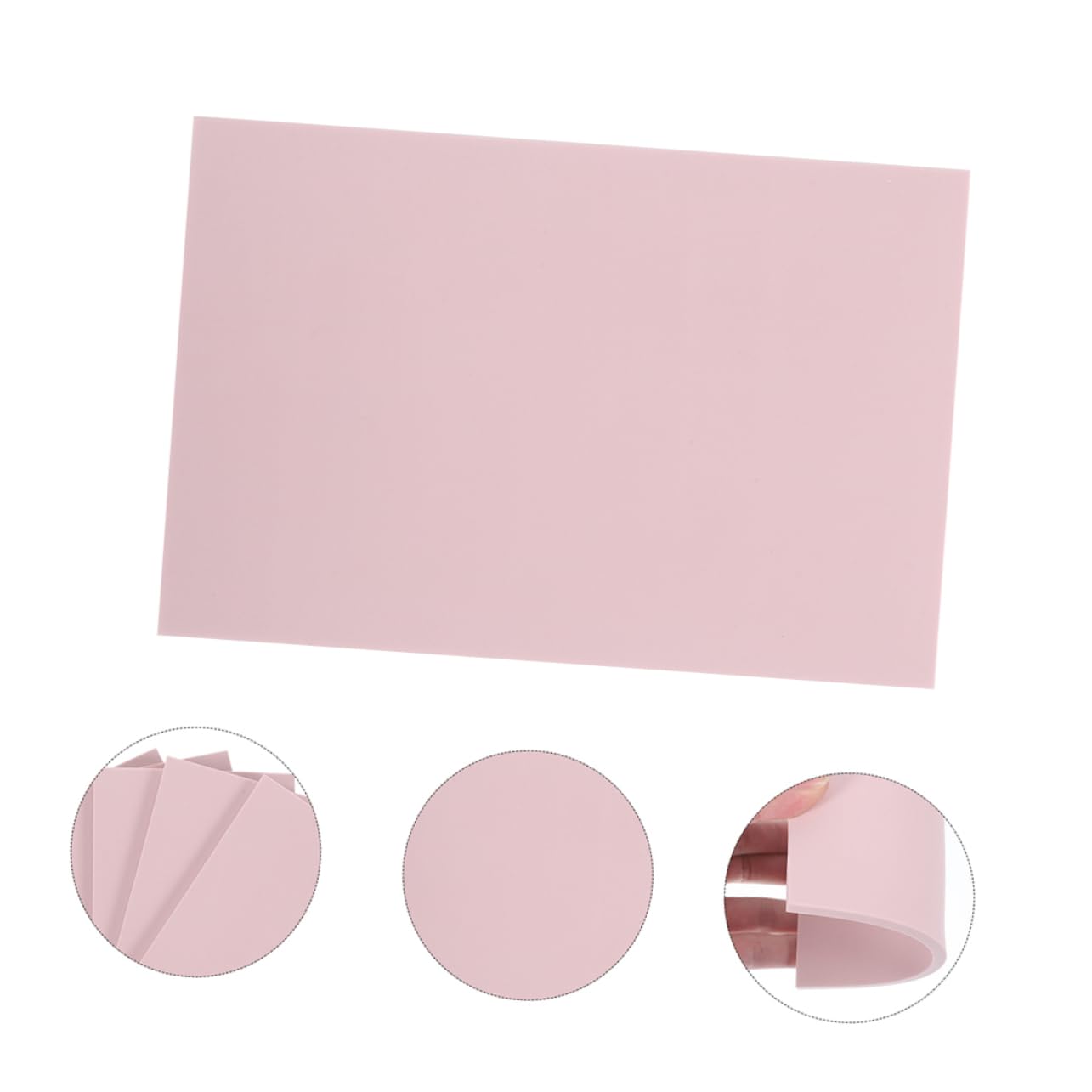 Selbstgemacht Gummiziegel zum Schnitzen, Rosa, 5 Stück, Stempelgummi | Tpr Material, Zuschneidbar, für Stempelherstellung und Manuelle Selbstgemacht Projekte