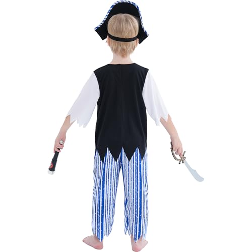 Disfraz Pirata para Niños, 7 Piezas miniatura 2