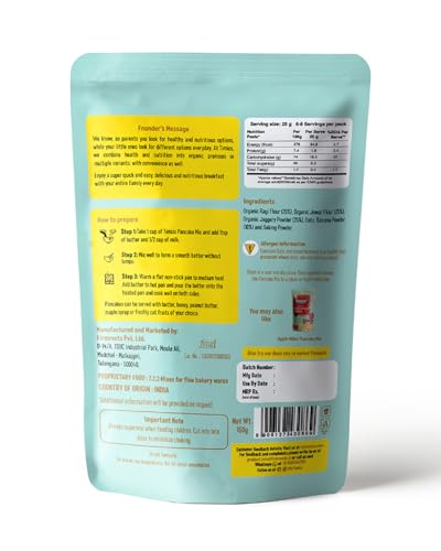 Image of Timios Healthy No Maida Multigrain Pancake Mix|Made with Ragi,Millets,Jowar & Jaggery Powder|Millet Banana| Instant and HealthyBreakfast | Pack of 2 | 300g