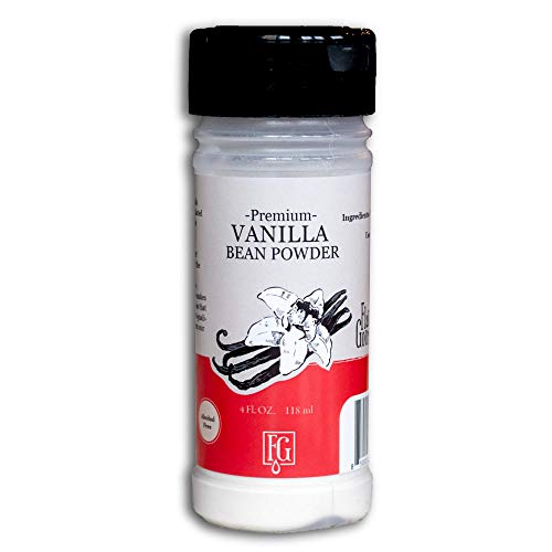 Flavors Gourmet Vanilla Powder, Premium White Vanilla Powder with Shaker Lid, 4 Ounces