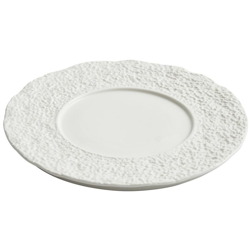 Assiettes Service de Table Assiette plate en céramique à motif rocheux, assiette de cuisine occidentale, ménage(S)
