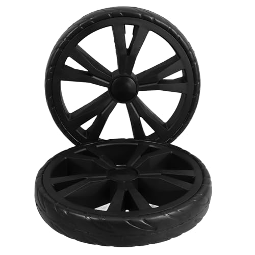 Roues de chariot de courses pliables 2 pièces de rechange universelles