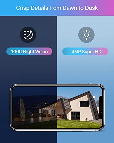 Image of ZOSI 8CH 5MP PoE Security Camera System, 4pcs Weatherproof Outdoor Indoor 4MP Cameras, Smart Human Detection, Audio Recording, Night Vision, 8Channel 3K Home NVR with 2TB HDD for 24 /7 Recording
