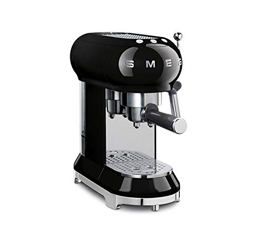 Smeg Espresso Machine Black ECF01 BLUS