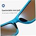 Takingup Sunglasses Women, Blue Retro Polarized Sunglasses with Strap for Men Women Outdoor Sports Driving Cycling Fishing Men