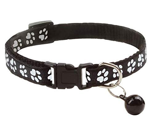 See full amazon price history chart for Paw Pet Mart Cat Collars Belt For Kitten With Bell Paw Print Nylon Made Adjustable Size Pet Safe Collars For Cats Rabbit (Random Color, Pack Of 1 Pc) (Black),26 cm,W_1 cm Paw Pet Mart Cat Collars Belt For Kitten With Bell Paw Print Nylon Made Adjustable Size Pet Safe Collars For Cats Rabbit (Random Color, Pack Of 1 Pc) (Black),26 cm,W_1 cm (B0CV887V9H) Amazon Price History, Amazon Price Tracker