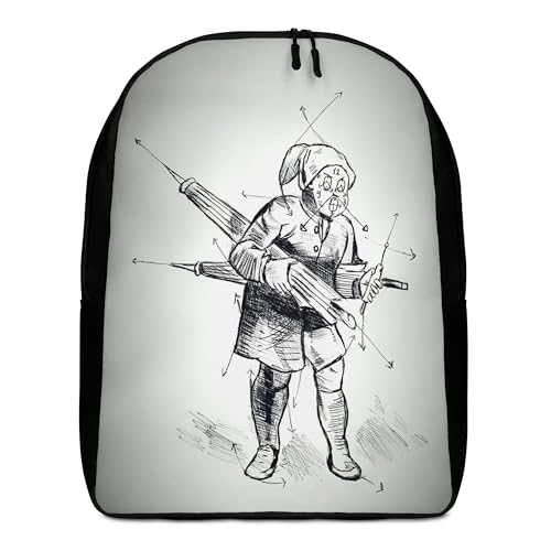 Sac à dos Ole the Clock Noir M pour soulager le dos et organiser vos affaires