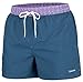 Zagano Adam Lipski Badehose Herren 5676 - Badehosen Männer Schwimmhose - Badeshorts - Bad Strand Boxer Shorts for Men - Kurze Hosen - Trainingshose Beachshorts midnightb Blue blau Gr. 4XL