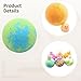 Rizz and Fizz 6 Pcs Large Jewelry Bombs Bath Salt Balls, Earth Planet Shaped, Fun Bubble Bath, Moisturizing Relaxing, Resin Animal Toys