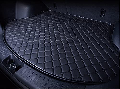 DOUII Voiture Cuir Tapis de Coffre pour Renault Arkana 2021-2022 2023, AntidéRapant ImperméAble à Protection Couverture IntéRieure Accessoires,All-Black