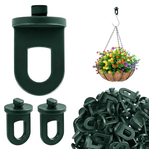 50 Stück Gewächshausclips mit hoher Tragkraft zubehör Stabile Pflanzenhalter Aufhängevorrichtungen für Gewächshaus Perfekte Ösen Rankhilfe Clips Kunststoff für Ihr Gewächshäuser und Garten