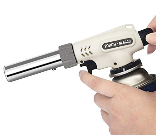 ZLDDE Küchenlampe, Gasbrenner Flammenpistole Kochen Löten Butan Automatische elektronische Gasschweißbrenner Feuerzeug… – Bild 7