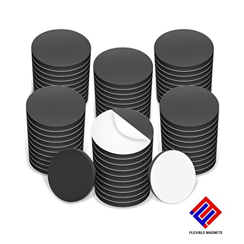 Adhesive Magnetic Discs - Round Magnetic Discs With Adhesive Backing - Magnetic Adhesive Dots Great For Crafts! Magnetic Discs Are Great To Use At Home, Office, School & More!(1/2 Inch, 250 Pieces) #TOP19