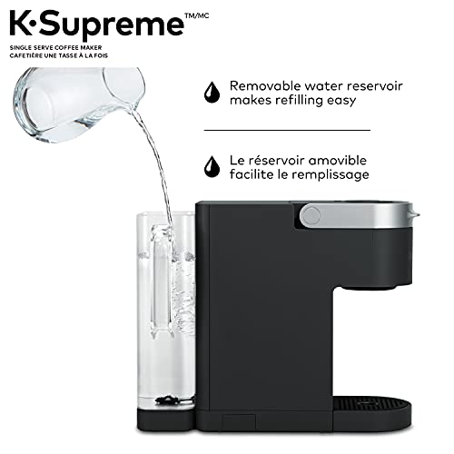 Keurig K-Supreme Single Serve K-Cup Pod Coffee Maker, With MultiStream Technology, Black image 3
